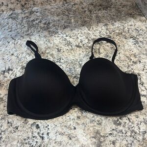 Victorias Secret Black Lined Strapless Bra Size 36D